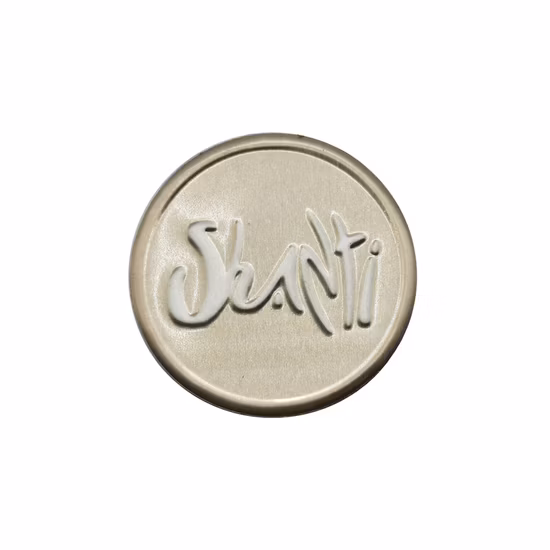 Etiqueta de metal de aluminio para botella de vidrio de licor de vino