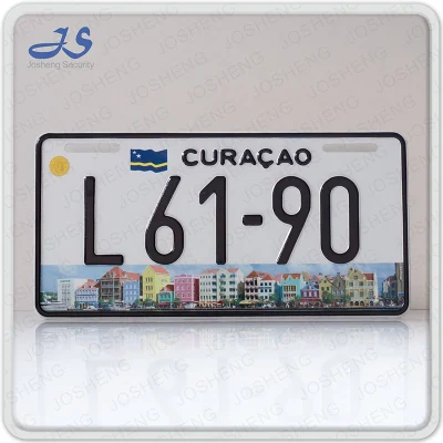 Placa de matrícula de Curazao, placa de coche, placa de motocicleta