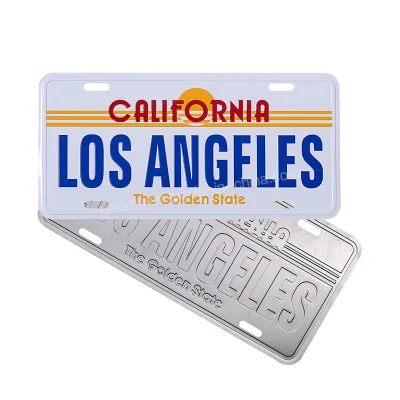 Placa de aluminio de América para placa de recuerdo turístico